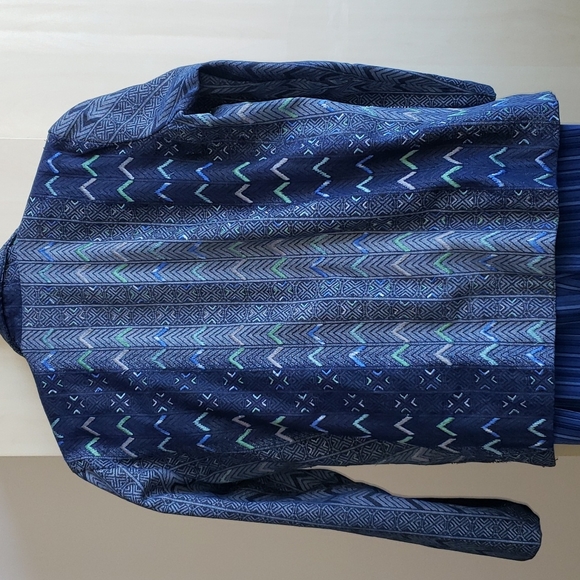 SOLD Vintage Coldwater Creek Multi Blue Denim Jacket Size 1X - Picture 4 of 6